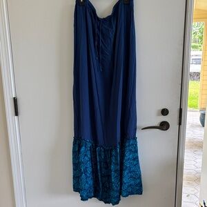 Hinano maxi skirt tropical vacation Hawaii